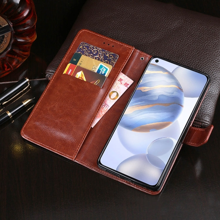 idewei Crazy Horse Texture Horizontal Flip Leather Case with Holder & Card Slots & Wallet, Series 1