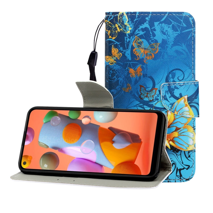 Colored Drawing Horizontal Flip Leather Case with Holder & Card Slot & Wallet, Series 3