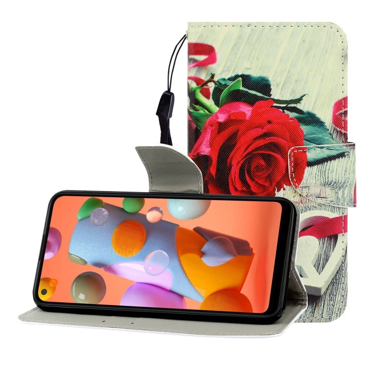 Colored Drawing Horizontal Flip Leather Case with Holder & Card Slot & Wallet, Series 3