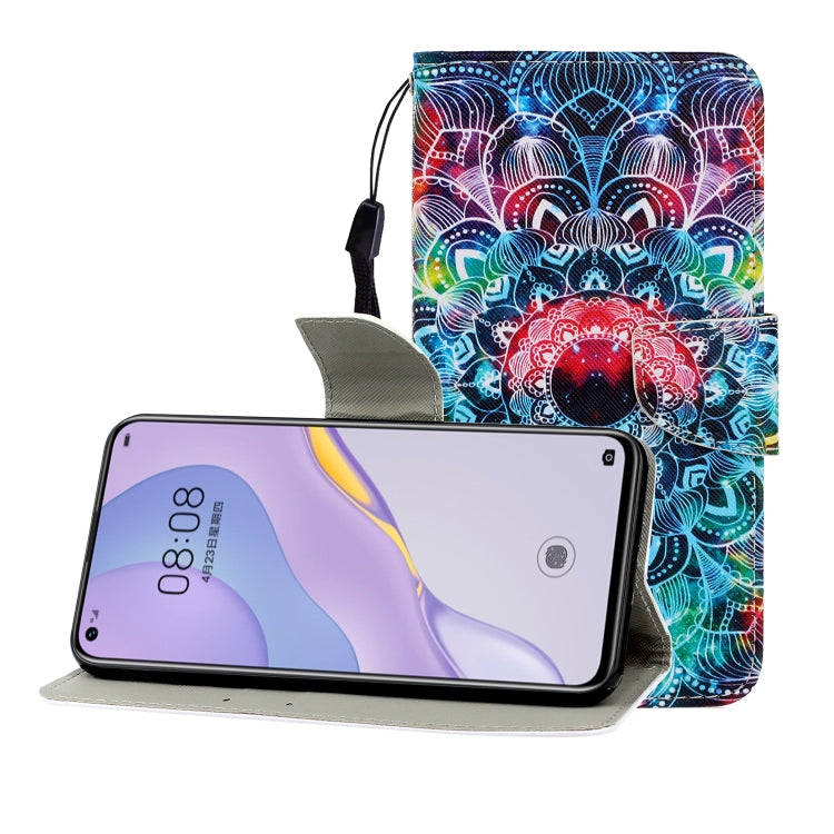 Colored Drawing Horizontal Flip Leather Case with Holder & Card Slot & Wallet, Series 9