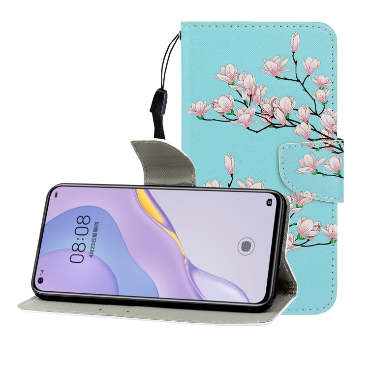 Colored Drawing Horizontal Flip Leather Case with Holder & Card Slot & Wallet, Series 4