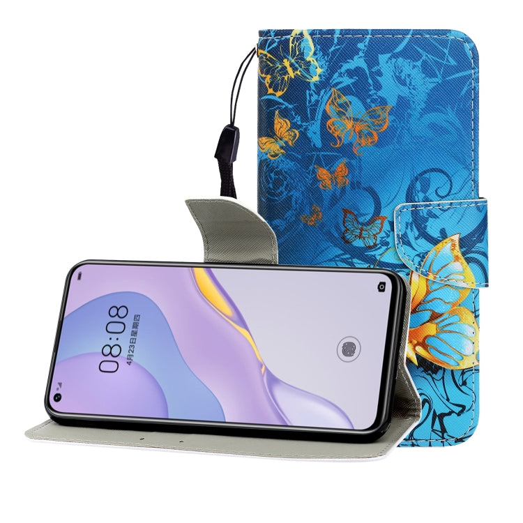 Colored Drawing Horizontal Flip Leather Case with Holder & Card Slot & Wallet, Series 4