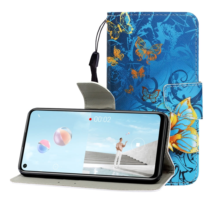 Colored Drawing Horizontal Flip Leather Case with Holder & Card Slot & Wallet, Series 5