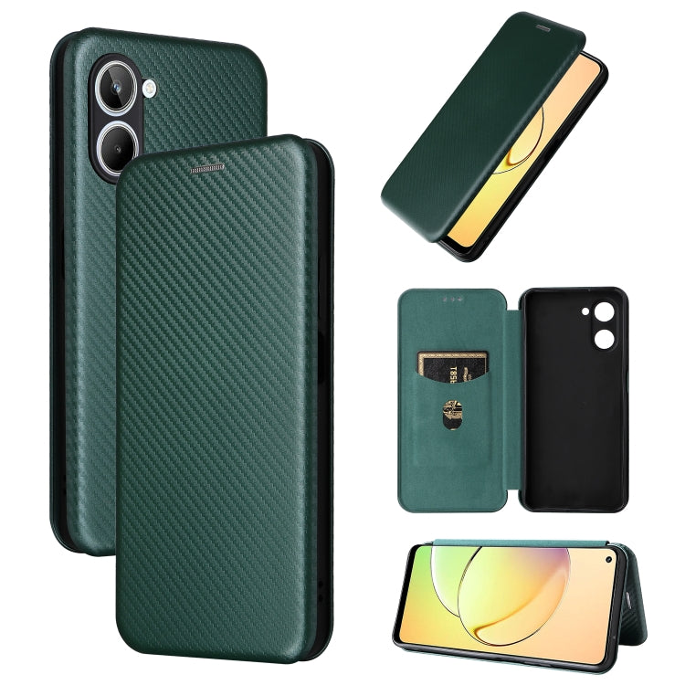 Carbon Fiber Texture Flip Leather Phone Case, Series 2