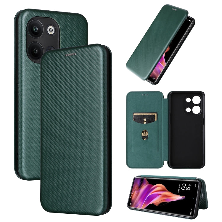 Carbon Fiber Texture Flip Leather Phone Case, Series 1