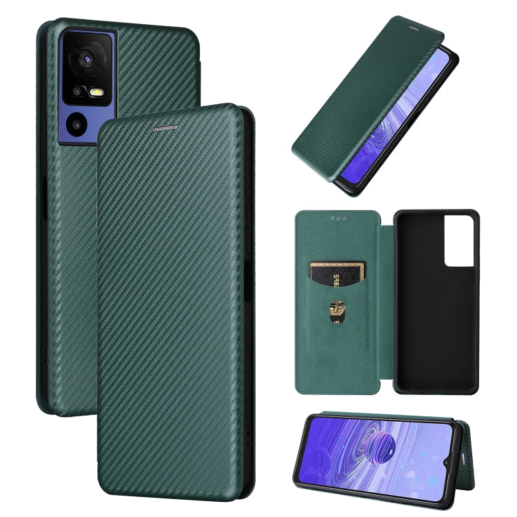 Carbon Fiber Texture Flip Leather Phone Case, Series 2