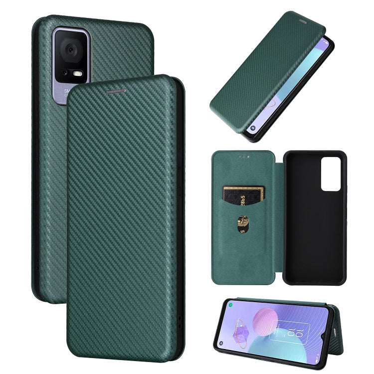 Carbon Fiber Texture Flip Leather Phone Case, Series 3