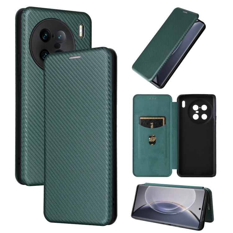 Carbon Fiber Texture Flip Leather Phone Case, Series 3