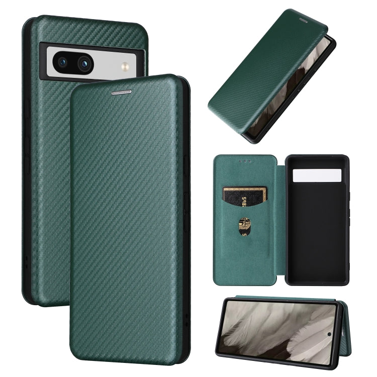 Carbon Fiber Texture Flip Leather Phone Case, Series 2