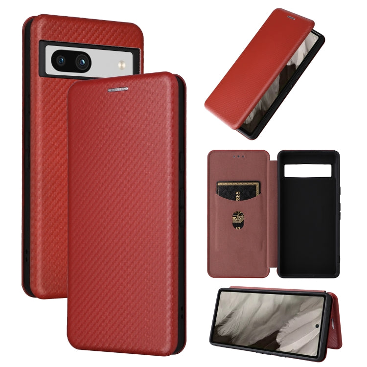 Carbon Fiber Texture Flip Leather Phone Case, Series 2