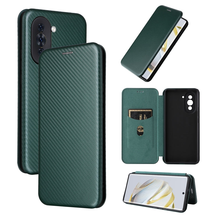 Carbon Fiber Texture Flip Leather Phone Case, Series 2