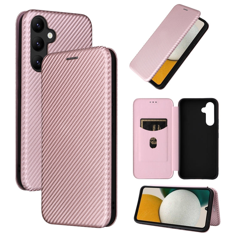 Carbon Fiber Texture Flip Leather Phone Case, Series 1