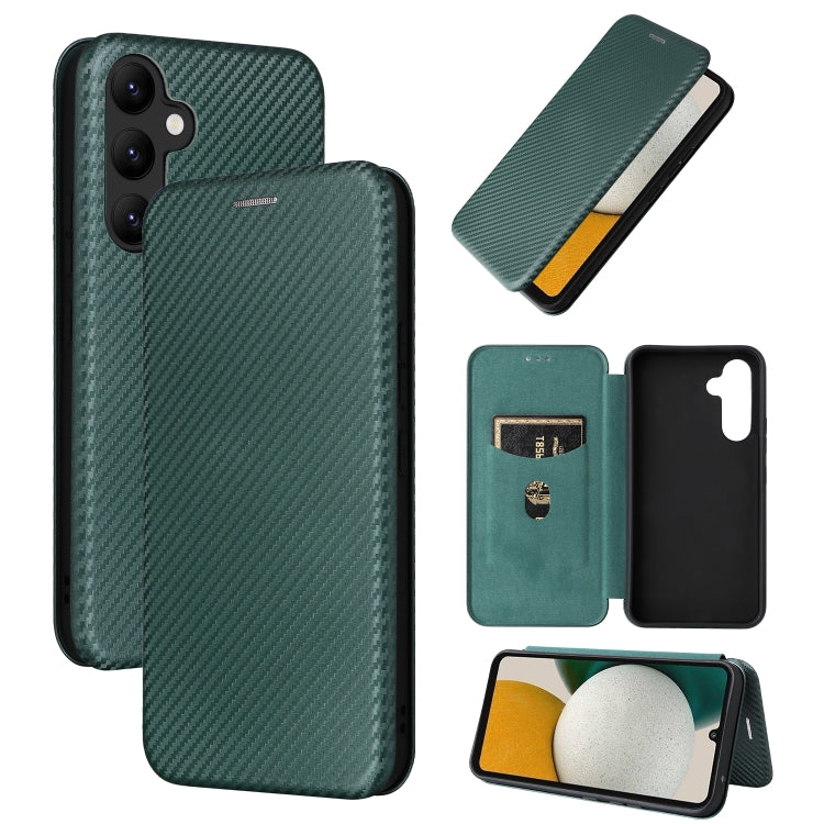 Carbon Fiber Texture Flip Leather Phone Case, Series 1