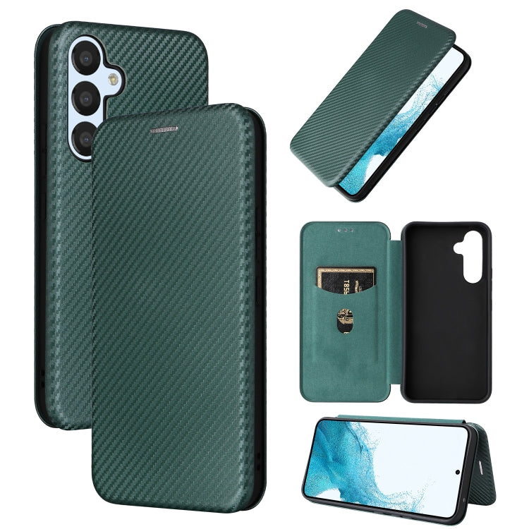 Carbon Fiber Texture Flip Leather Phone Case, Series 2