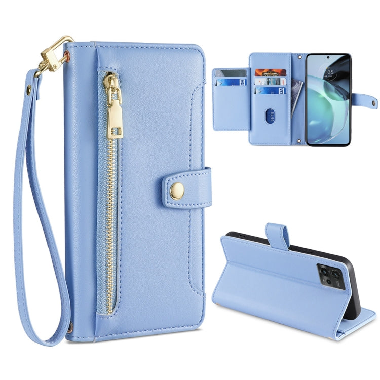 Sheep Texture Cross-body Zipper Wallet Leather Phone Case, Series 1