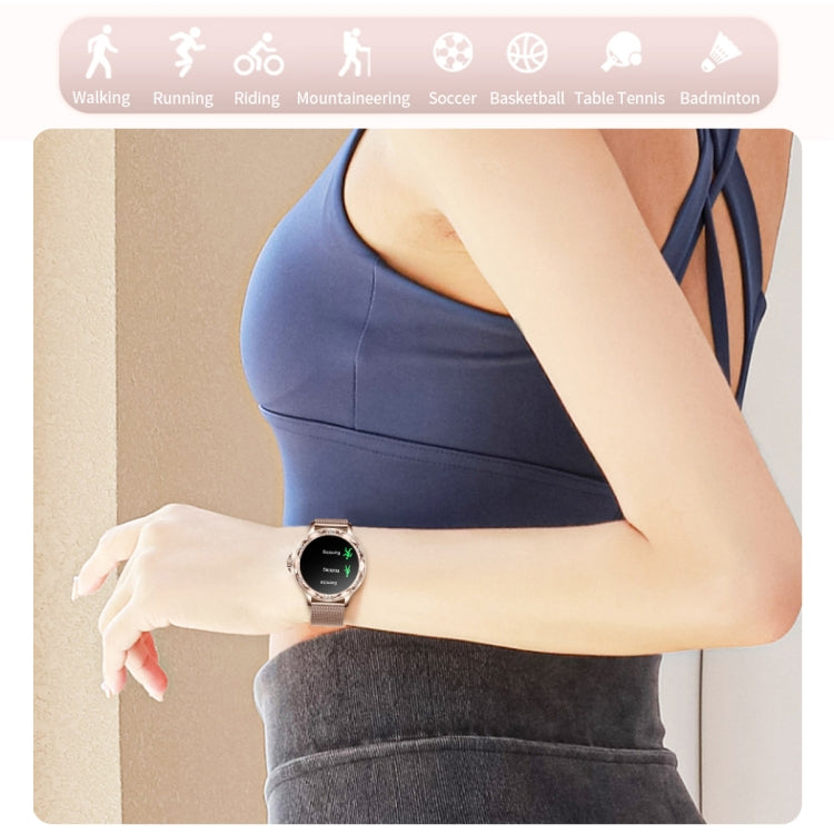 CF12 1.2 inch Waterproof Smart Steel Strap Wristband Support Heart Rate Monitoring / Blood Pressure Monitoring