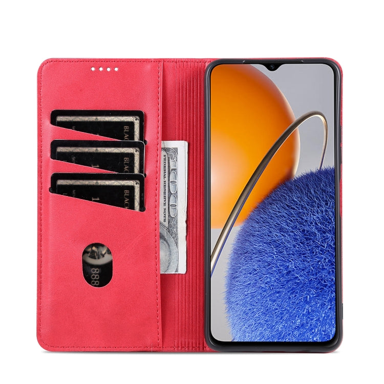 AZNS Magnetic Calf Texture Flip Leather Phone Case