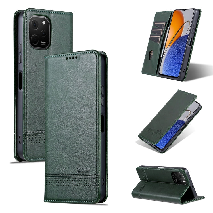 AZNS Magnetic Calf Texture Flip Leather Phone Case, For Huawei Enjoy 50z, For Huawei nova Y61, For Xiaomi Redmi K60 / K60 Pro