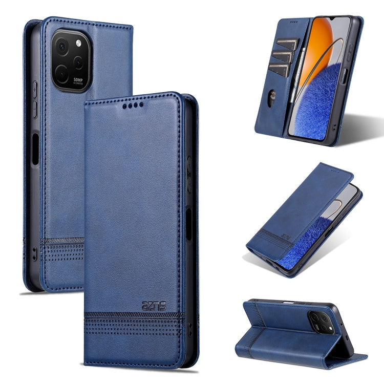 AZNS Magnetic Calf Texture Flip Leather Phone Case, For Huawei Enjoy 50z, For Huawei nova Y61, For Xiaomi Redmi K60 / K60 Pro