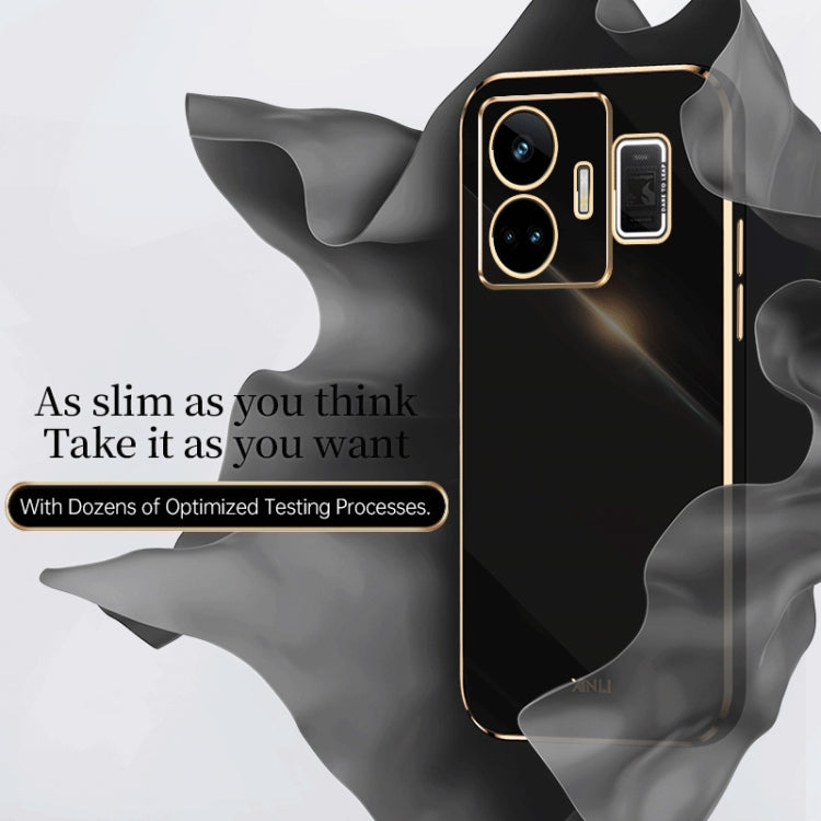 XINLI Straight Edge 6D Electroplate TPU Phone Case, For Realme GT Neo 5, For OPPO Reno8 T 5G, For vivo Y100, For Samsung Galaxy A24 4G