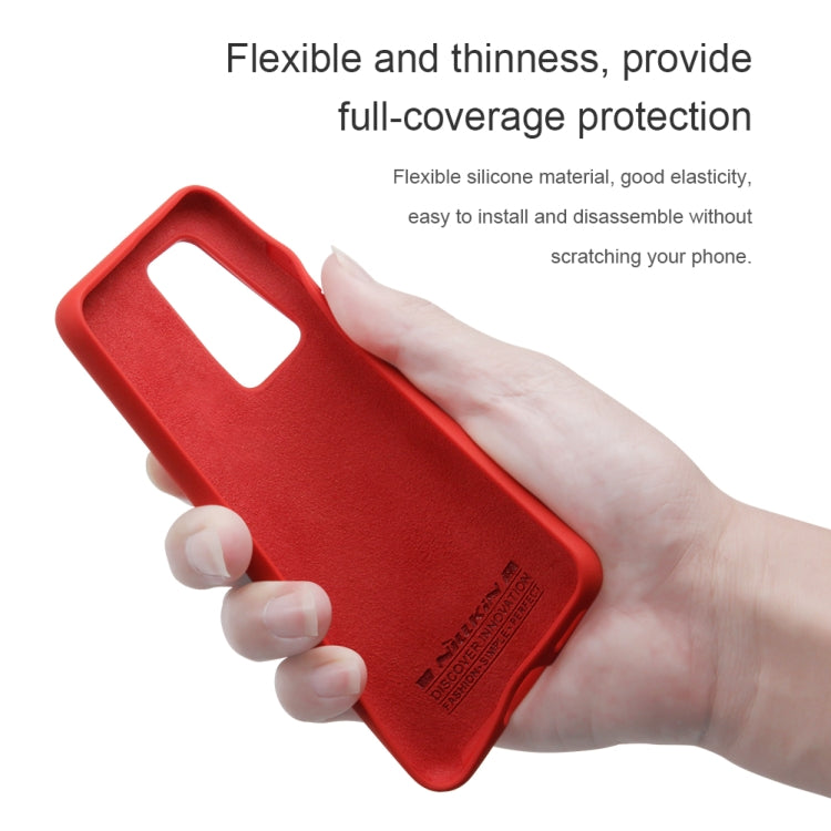 NILLKIN Feeling Series Shockproof Liquid Silicone Protective Case, For Huawei P40, For Huawei P40 Pro, For Galaxy Note 10 Lite, For Galaxy S10 Lite