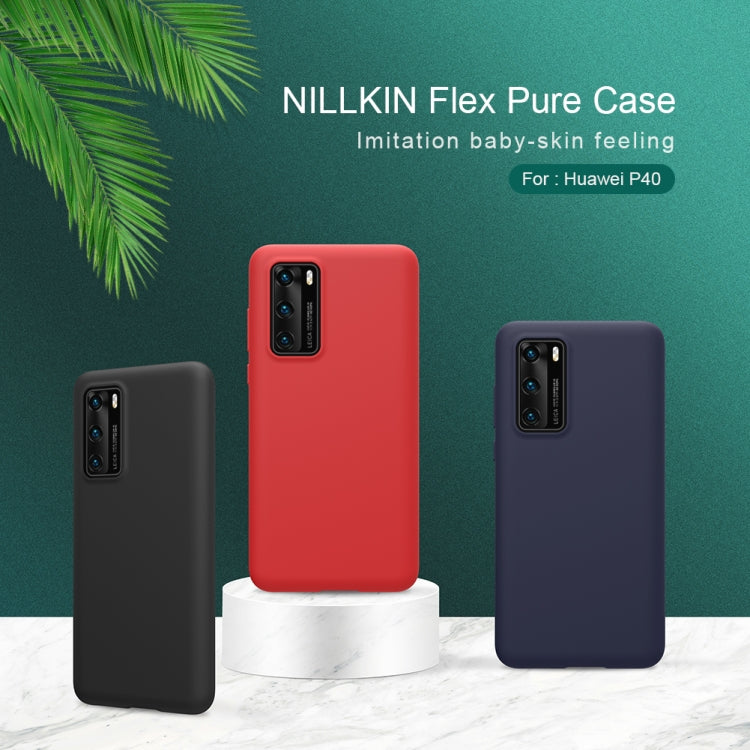 NILLKIN Feeling Series Shockproof Liquid Silicone Protective Case, For Huawei P40, For Huawei P40 Pro, For Galaxy Note 10 Lite, For Galaxy S10 Lite