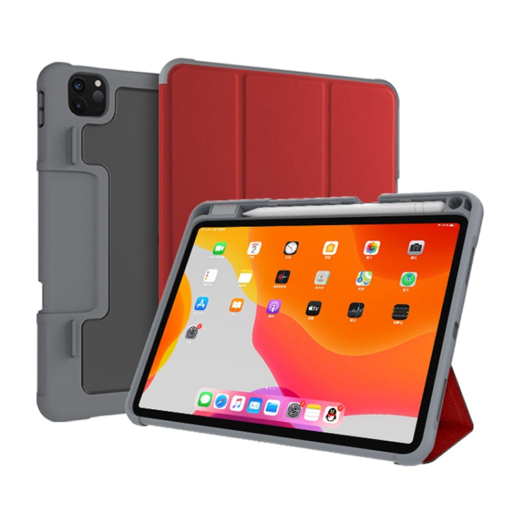 Mutural Horizontal Flip PC + TPU + PU Leather Case with Holder & Pen Slot