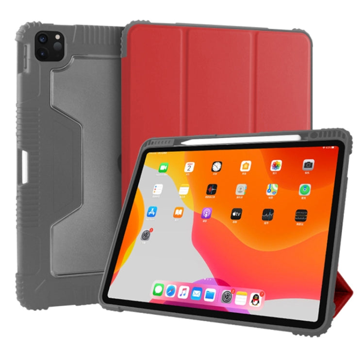 Mutural Horizontal Flip PC + TPU + PU Leather Case with Holder & Pen Slot