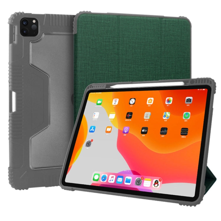 Mutural Horizontal Flip PC + TPU + PU Leather Case with Holder & Pen Slot