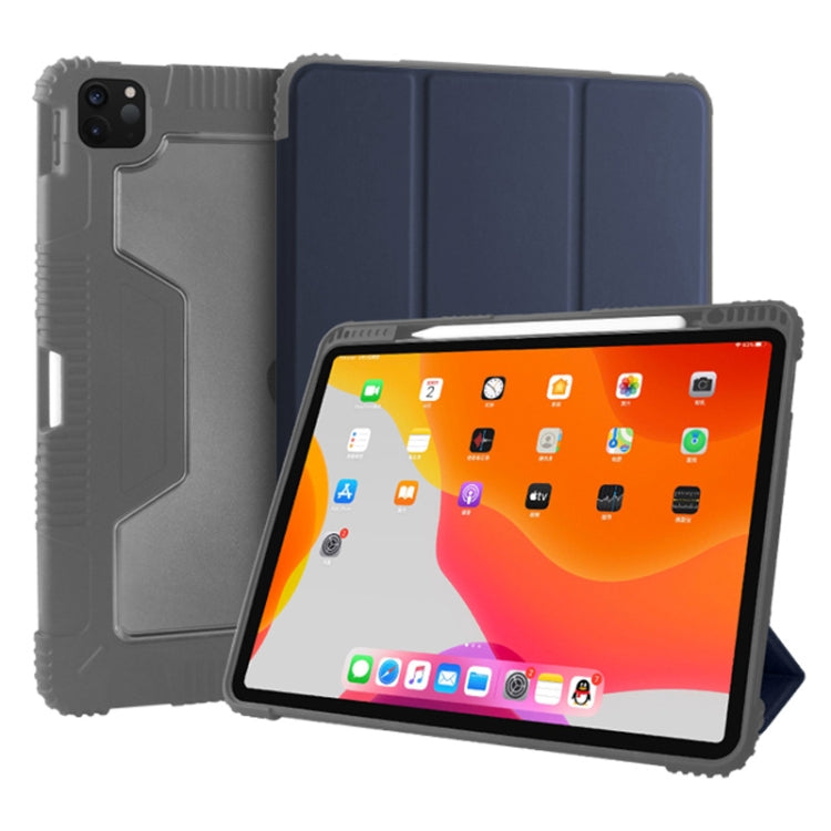 Mutural Horizontal Flip PC + TPU + PU Leather Case with Holder & Pen Slot