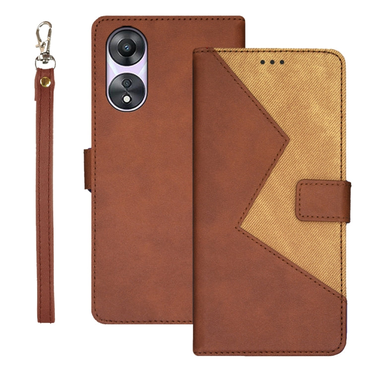 idewei Two-color Splicing Leather Phone Case, Series 2