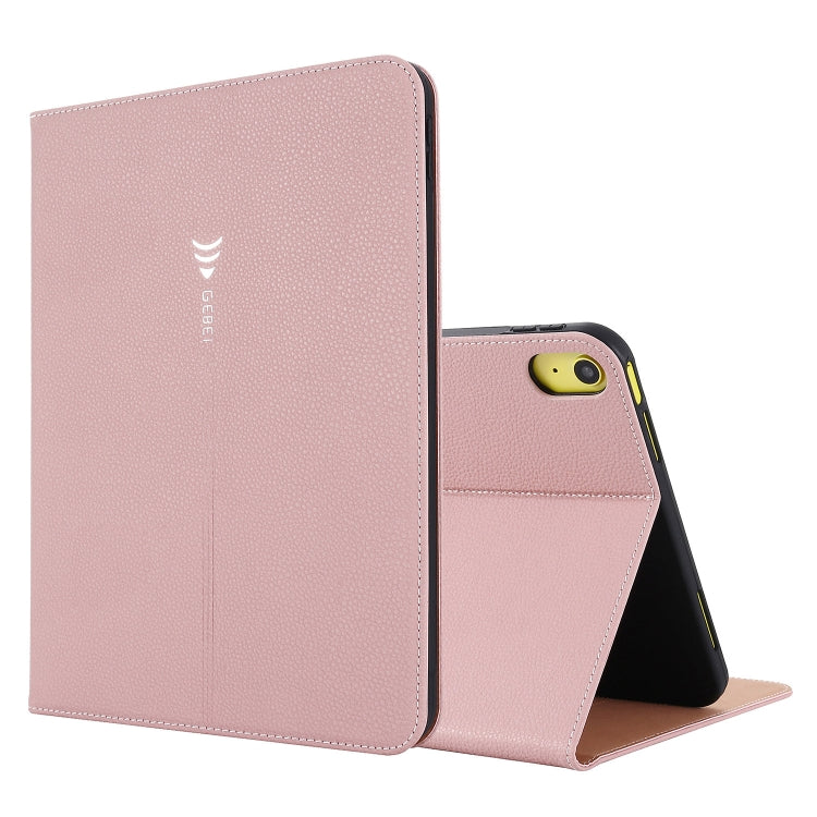 GEBEI Silk Texture Flip Tablet Leather Case