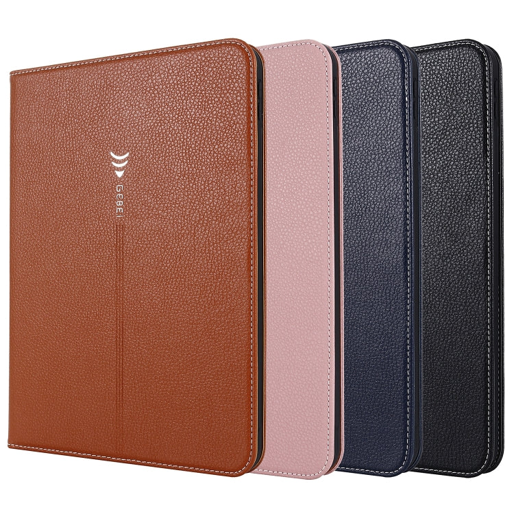 GEBEI Silk Texture Flip Tablet Leather Case