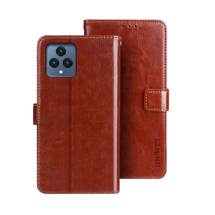 idewei Crazy Horse Texture Leather Phone Case with Holder, Series 1