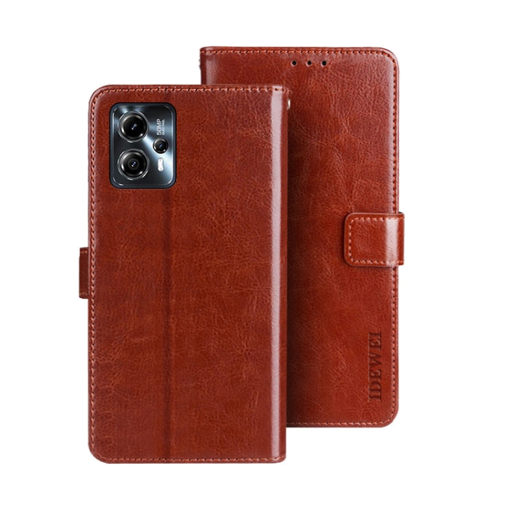 idewei Crazy Horse Texture Leather Phone Case with Holder, Series 1