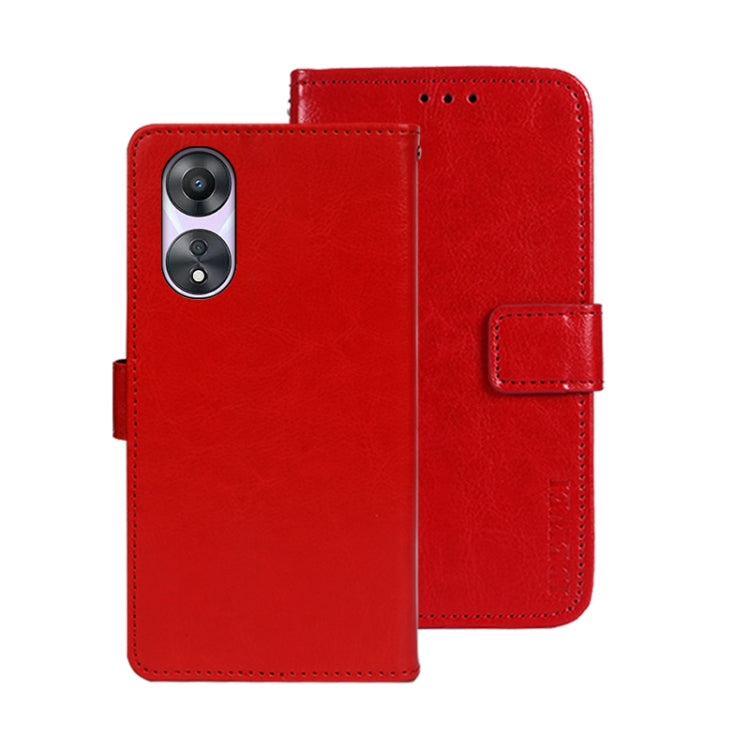 idewei Crazy Horse Texture Leather Phone Case with Holder, Series 3