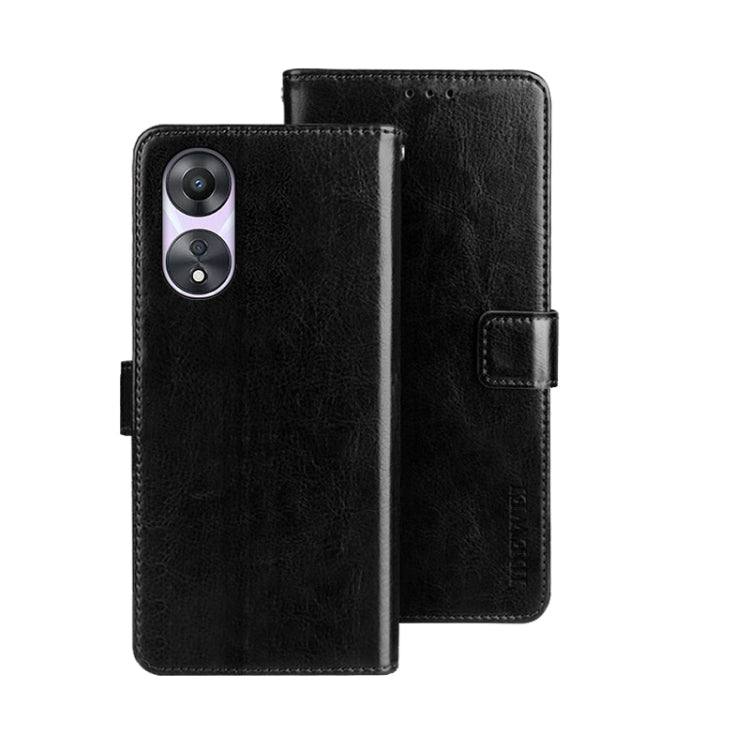 idewei Crazy Horse Texture Leather Phone Case with Holder, Series 3