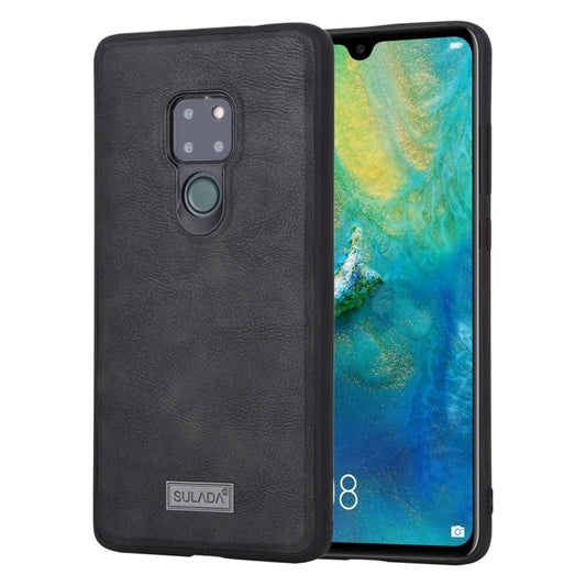 SULADA Shockproof TPU + Handmade Leather Protective Case, For Huawei Mate 20, For Huawei Mate 20 Pro, For Huawei P40, For Huawei P40 Pro, For Samsung Galaxy S20, For Samsung Galaxy S20 Plus, For Samsung Galaxy S20 Ultra