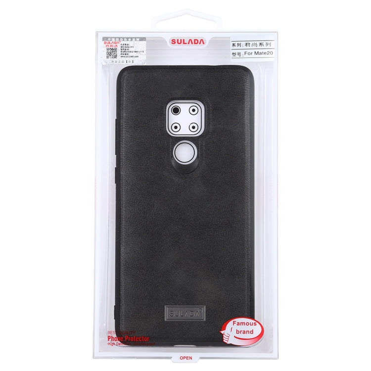 SULADA Shockproof TPU + Handmade Leather Protective Case, For Huawei Mate 20, For Huawei Mate 20 Pro, For Huawei P40, For Huawei P40 Pro, For Samsung Galaxy S20, For Samsung Galaxy S20 Plus, For Samsung Galaxy S20 Ultra