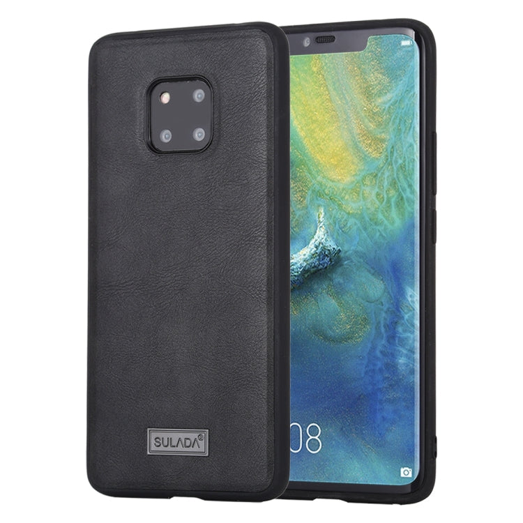 SULADA Shockproof TPU + Handmade Leather Protective Case, For Huawei Mate 20, For Huawei Mate 20 Pro, For Huawei P40, For Huawei P40 Pro, For Samsung Galaxy S20, For Samsung Galaxy S20 Plus, For Samsung Galaxy S20 Ultra