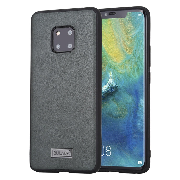 SULADA Shockproof TPU + Handmade Leather Protective Case, For Huawei Mate 20, For Huawei Mate 20 Pro, For Huawei P40, For Huawei P40 Pro, For Samsung Galaxy S20, For Samsung Galaxy S20 Plus, For Samsung Galaxy S20 Ultra