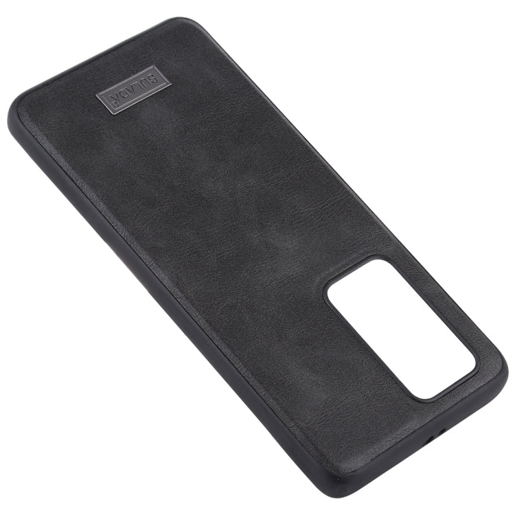 SULADA Shockproof TPU + Handmade Leather Protective Case