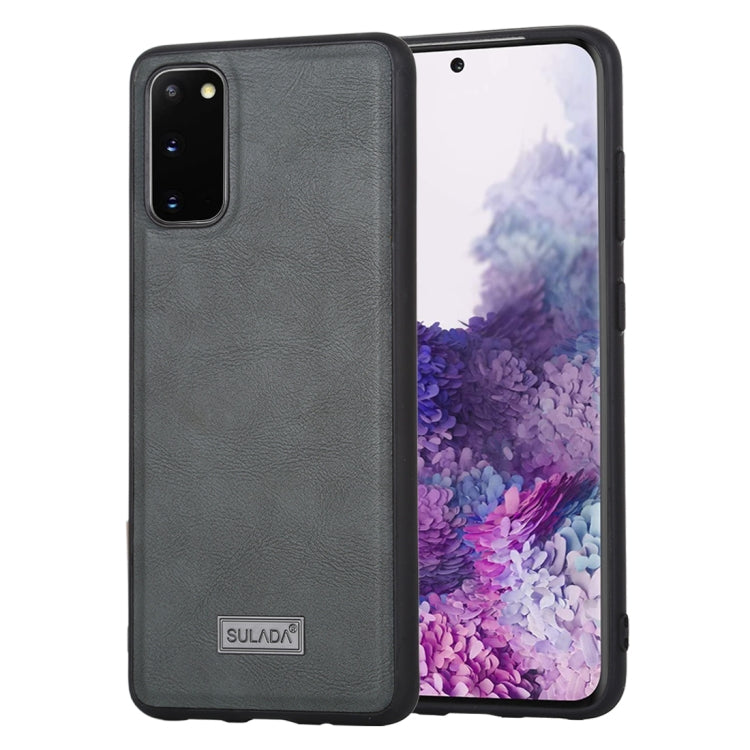 SULADA Shockproof TPU + Handmade Leather Protective Case, For Huawei Mate 20, For Huawei Mate 20 Pro, For Huawei P40, For Huawei P40 Pro, For Samsung Galaxy S20, For Samsung Galaxy S20 Plus, For Samsung Galaxy S20 Ultra