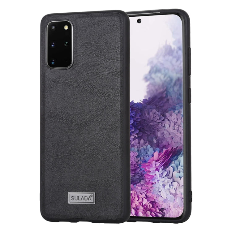 SULADA Shockproof TPU + Handmade Leather Protective Case, For Huawei Mate 20, For Huawei Mate 20 Pro, For Huawei P40, For Huawei P40 Pro, For Samsung Galaxy S20, For Samsung Galaxy S20 Plus, For Samsung Galaxy S20 Ultra