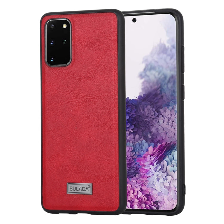 SULADA Shockproof TPU + Handmade Leather Protective Case, For Huawei Mate 20, For Huawei Mate 20 Pro, For Huawei P40, For Huawei P40 Pro, For Samsung Galaxy S20, For Samsung Galaxy S20 Plus, For Samsung Galaxy S20 Ultra