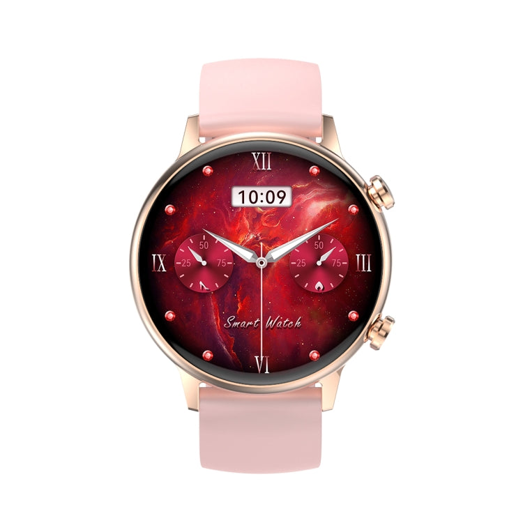 HK39 1.1 inch Smart Silicone Strap Watch Supports Bluetooth Call/Blood Oxygen Monitoring, Silicone Strap (Pink), Silicone Strap (Red), Silicone Strap (White), Silicone Strap (Black)