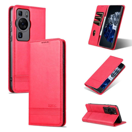 AZNS Magnetic Calf Texture Flip Leather Phone Case