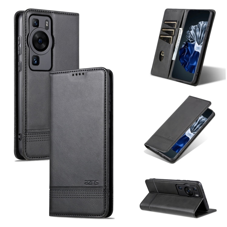 AZNS Magnetic Calf Texture Flip Leather Phone Case