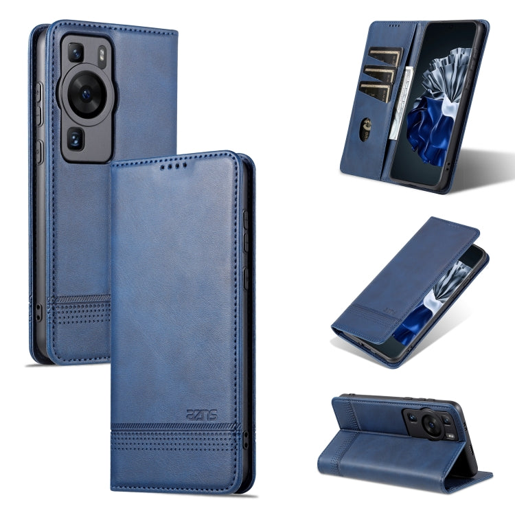 AZNS Magnetic Calf Texture Flip Leather Phone Case