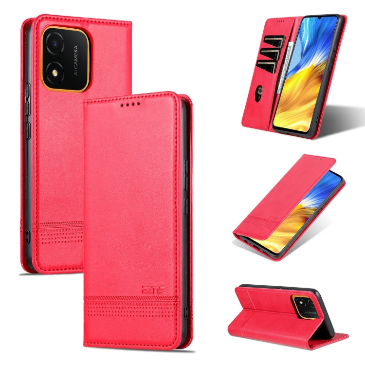 AZNS Magnetic Calf Texture Flip Leather Phone Case, For Huawei P60 / P60 Pro, For Honor X5